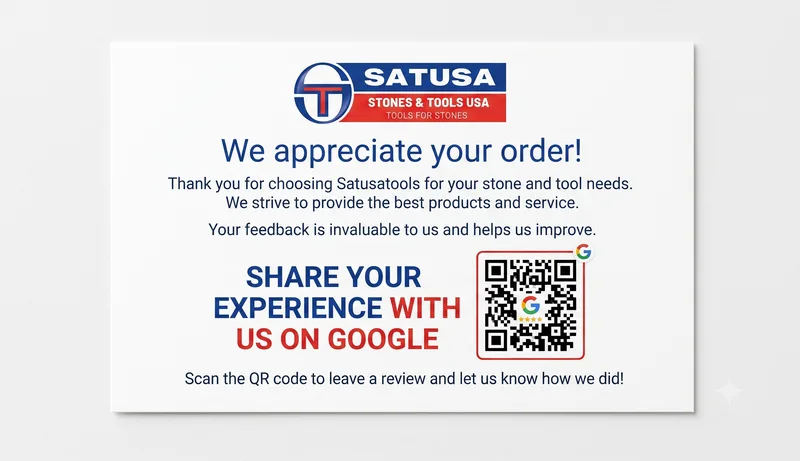 SATUSA review card included with every order